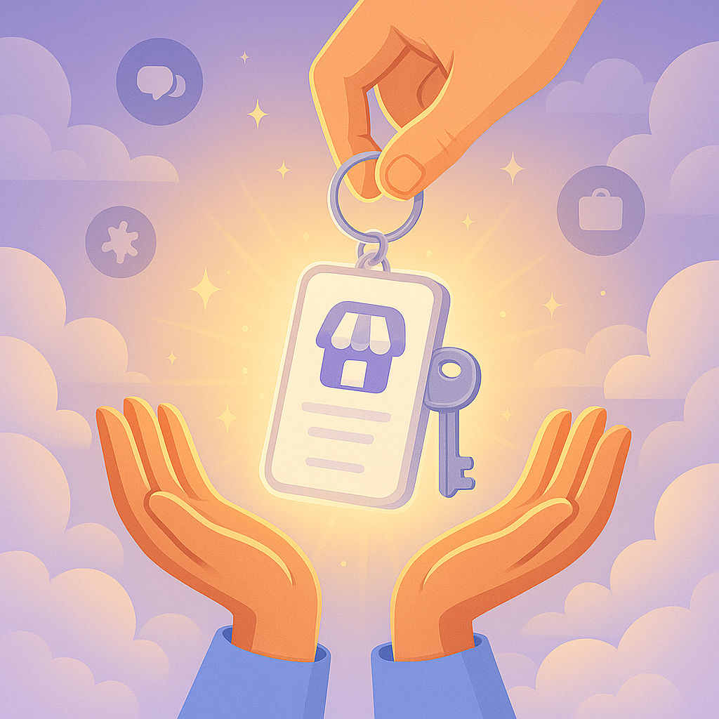 Turnkey Solution - Hand delivering marketplace keys